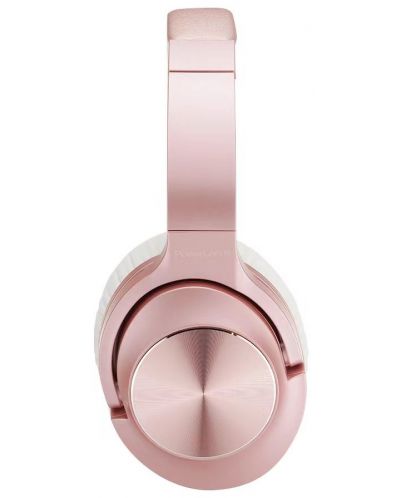 Безжични слушалки с микрофон PowerLocus - CD, ANC, розови - 3