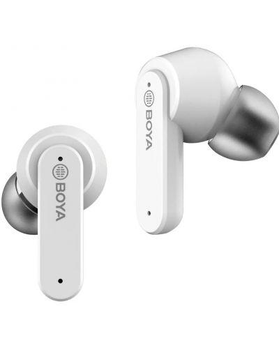 Безжични слушалки Boya - BY-AP4-W, TWS, бели - 2