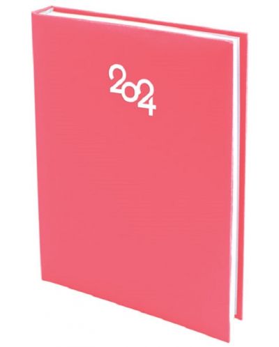 Бележник Spree Pastel - С твърда корица, червен, 168 листа, 2024 - 1