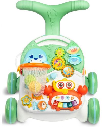 Бебешка проходилка 2 в 1 Caretero Toyz - Spark, Green  - 2