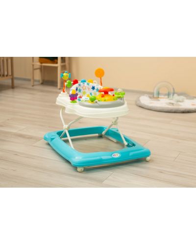 Бебешка проходилка Caretero Toyz - Stepp, Light Blue  - 7