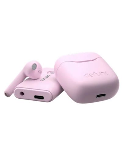 Безжични слушалки Defunc - TRUE TRAVEL, TWS, розови - 1