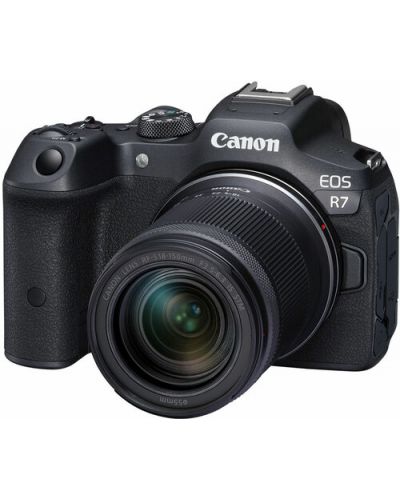 Безогледален фотоапарат Canon - EOS R7, RF-S 18-150mm IS STM, Black - 1