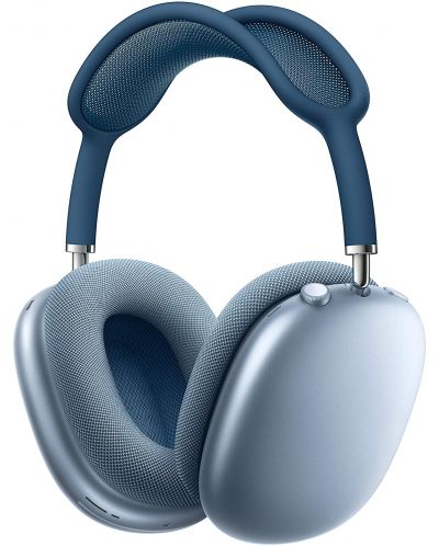 Безжични слушалки с микрофон Apple - AirPods Max, Sky Blue - 2