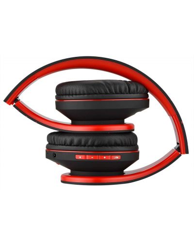 Безжични слушалки PowerLocus - P2, черни/червени - 5