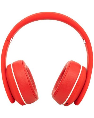 Безжични слушалки с микрофон Hama - HaHaHa FEEL, червени - 3