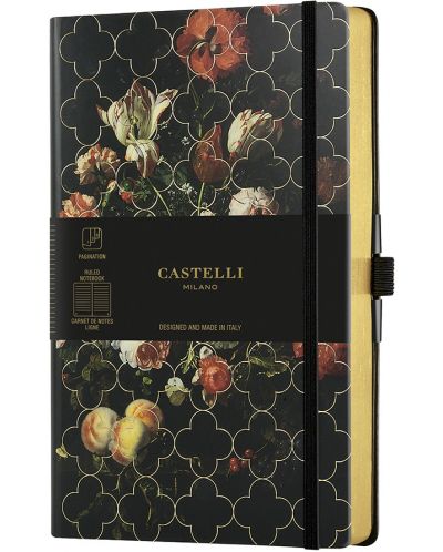 Бележник Castelli Vintage Floral - Tulip, 13 x 21 cm, линиран - 1