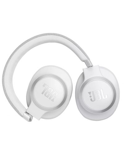 Безжични слушалки JBL - Live 770NC, ANC, бели - 7