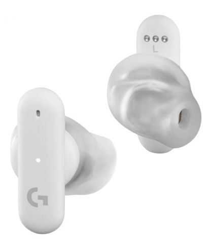 Безжични слушалки Logitech - G FITS, TWS, бели - 3