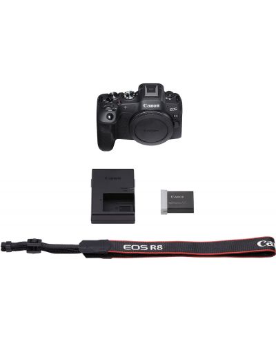 Безогледален фотоапарат Canon - EOS R8, 24.2MPx, черен + Обектив Canon - RF 50mm, F/1.8 STM - 9