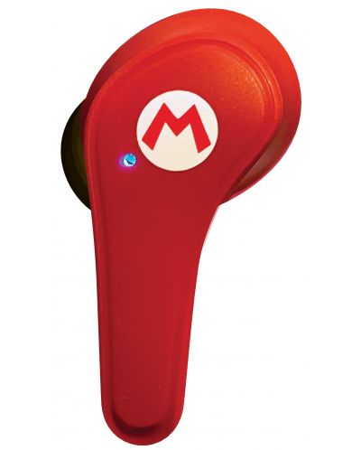 Детски слушалки OTL Technologies - Super Mario, TWS, червени/черни - 2