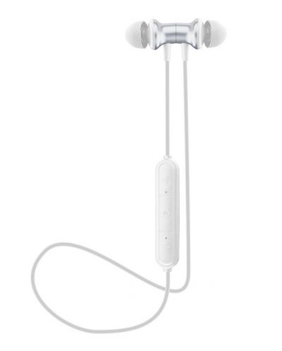 Безжични слушалки с микрофон Cellularline - Gem, бели - 2