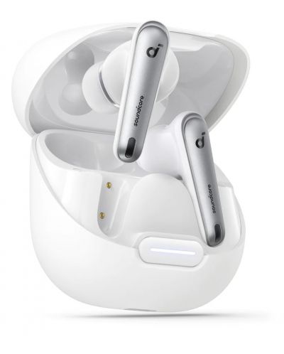 Безжични слушалки Anker - Liberty 4 NC, TWS, ANC, Clear White - 1