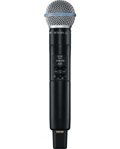 Безжичен микрофон Shure - SLXD2/B58, черен - 1