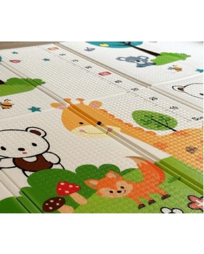 Двустранно килимче за игра Sonne - Жирафчо/Мечо, 180 х 200 cm - 3