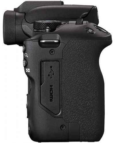 Безогледален фотоапарат Canon - EOS R50, 24.2MPx, черен + Обектив Canon - RF-S, 10-18mm, f/4.5-6.3, IS STM - 6