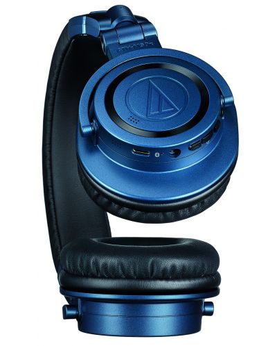 Безжични слушалки Audio-Technica - ATH-M50xBT2DS, черни/сини - 3