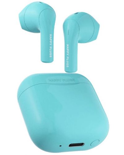 Безжични слушалки Happy Plugs - Joy, TWS, сини/зелени - 7