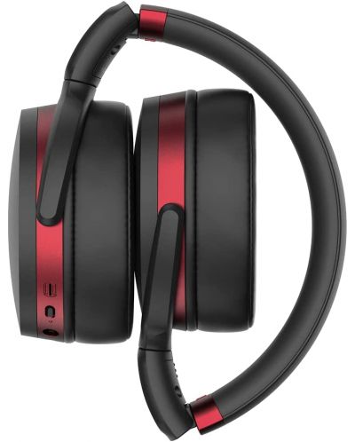 Безжични слушалки Sennheiser - HD 458BT, ANC, черни/червени - 4