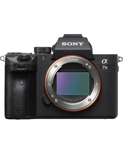 Безогледален фотоапарат Sony - Alpha A7 III, 24.2MPx, Black - 1