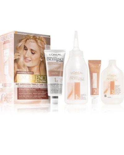 L'Oréal Еxcellence Безамонячна боя, 10U Universal Lightest Blonde - 2