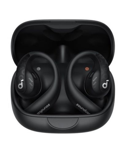 Безжични слушалки Anker - SoundCore AeroFit Pro, черни - 4