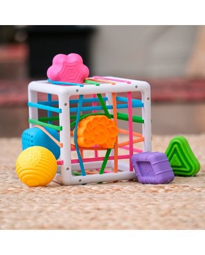 Бебешка играчка Tomy Fat Brain Toys - Сортер, кубче - 8