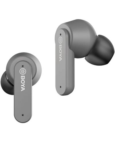 Безжични слушалки Boya - BY-AP4-G, TWS, сиви - 2