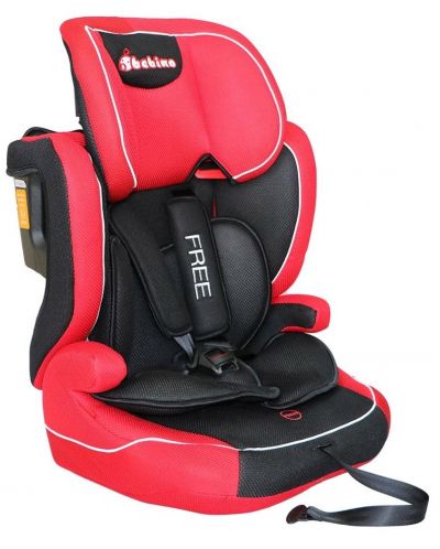 Детско столче за кола Bebino - Free, червено и черно, 9-36 kg - 2
