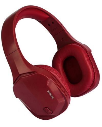 Безжични слушалки Wesdar - BH11, червени - 3