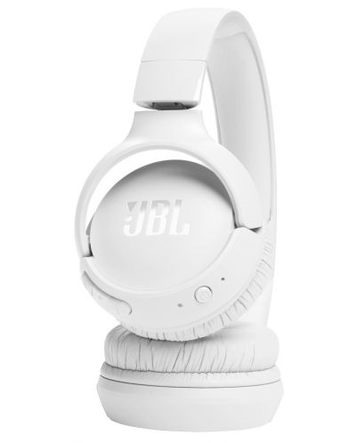 Безжични слушалки с микрофон JBL - Tune 520BT, бели - 4
