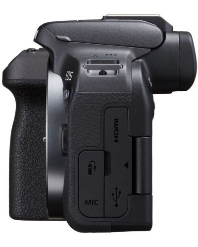 Безогледален фотоапарат Canon - EOS R10, Black + Обектив Canon - RF 35mm f/1.8 IS Macro STM - 4