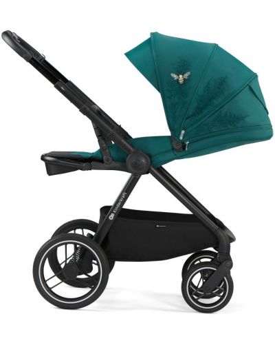 Бебешка количка 2 в 1 KinderKraft - Nea, тъмнозелена - 4