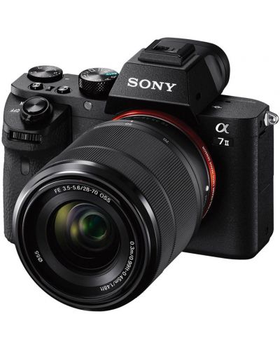Безогледален фотоапарат Sony - Alpha A7 II, FE 28-70mm OSS, Black - 1
