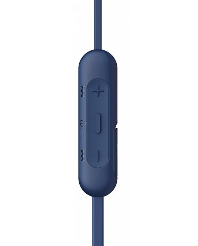 Безжични слушалки с микрофон Sony - WI-C310, сини - 3