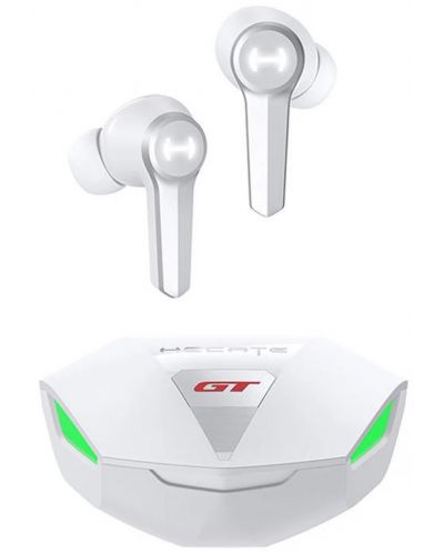 Безжични слушалки Edifier - GT4, TWS, бели - 1