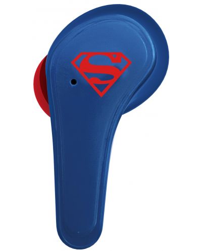 Детски слушалки OTL Technologies - Superman, TWS, сини/червени - 2