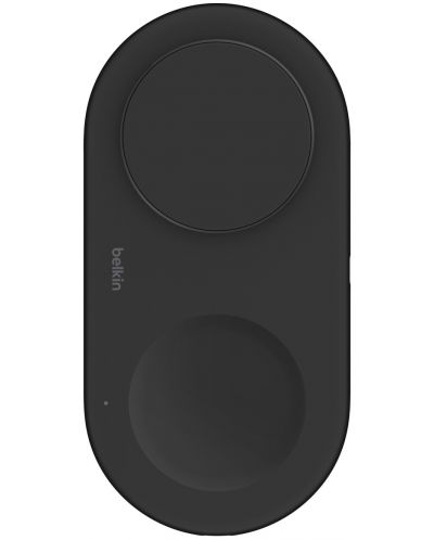 Безжично зарядно Belkin - Boost Charge Pro 2 в 1, Qi2, 15W, черно - 4