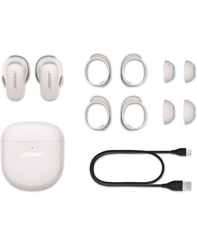 Безжични слушалки Bose - QC Earbuds II, TWS, ANC, Soapstone - 8