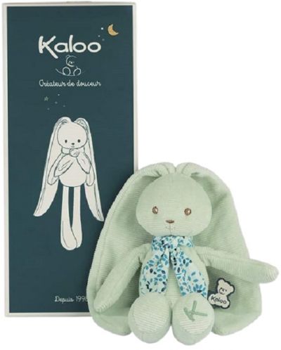 Бебешка плюшена играчка Kaloo - Зайче, Aqua - 3