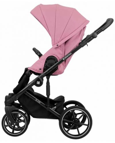 Бебешка комбинирана количка 2 в 1 KikkaBoo - Amani, Pink - 3