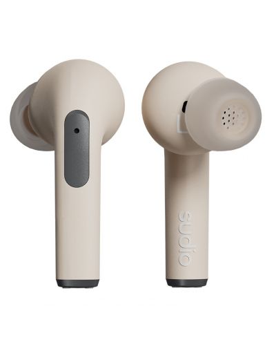 Безжични слушалки Sudio - N2 Pro, TWS, ANC, бежови - 4