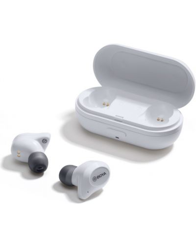 Безжични слушалки Boya - BY-AP1-W, TWS, бели - 2