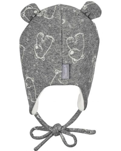 Бебешка зимна шапка Sterntaler - С принт на мечета, 35 cm, 1-2 м - 2