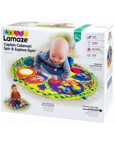 Бебешко килимче за игра Lamaze - Градина, завърти и открий - 4