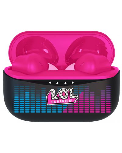 Детски слушалки OTL Technologies - L.O.L., TWS, розови/черни - 3