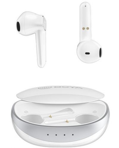 Безжични слушалки Boya - BY-AP100-W, TWS, бели - 1