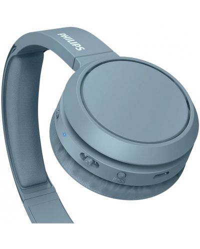 Безжични слушалки с микрофон Philips - TAH4205BL, сини - 2