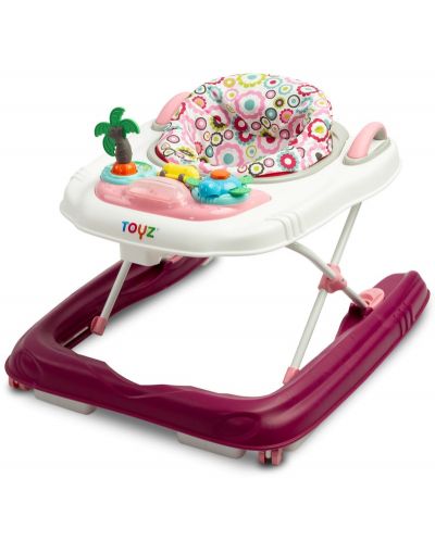 Бебешка проходилка 2 в 1 Caretero Toyz - Surf, Flоral - 1