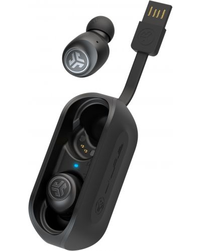 Безжични слушалки с микрофон JLab - GO Air, TWS, черни - 4